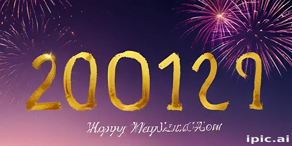 happy new year desktop background