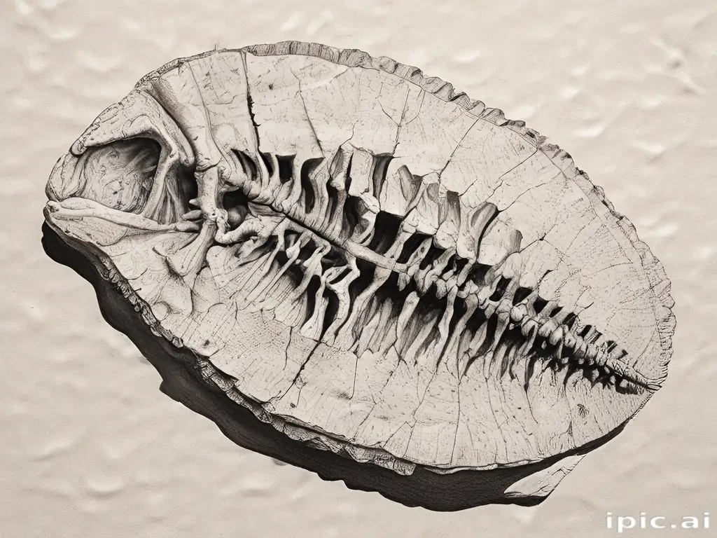 fossil drawing