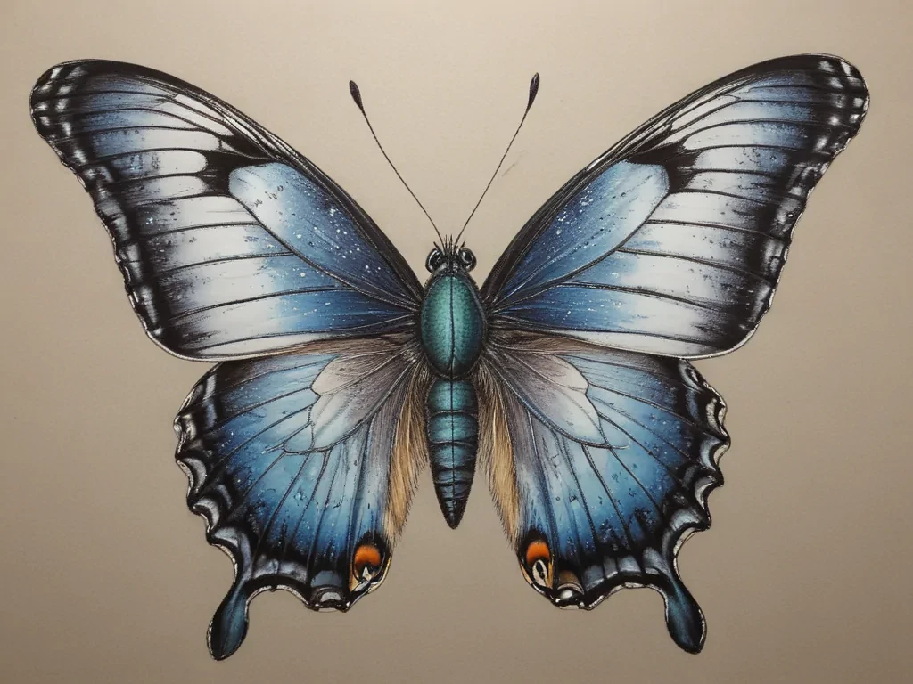butterfly drawing picture