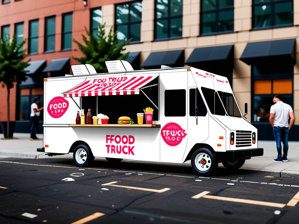 food truck mockup