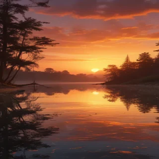 aesthetic wallpaper sunset