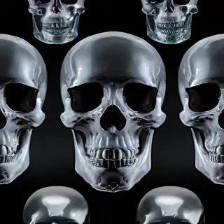 transparent skull