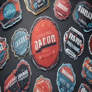 stickers mockup