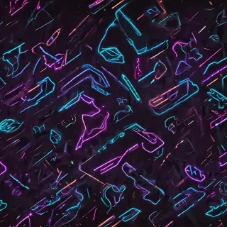 coolest neon wallpaper