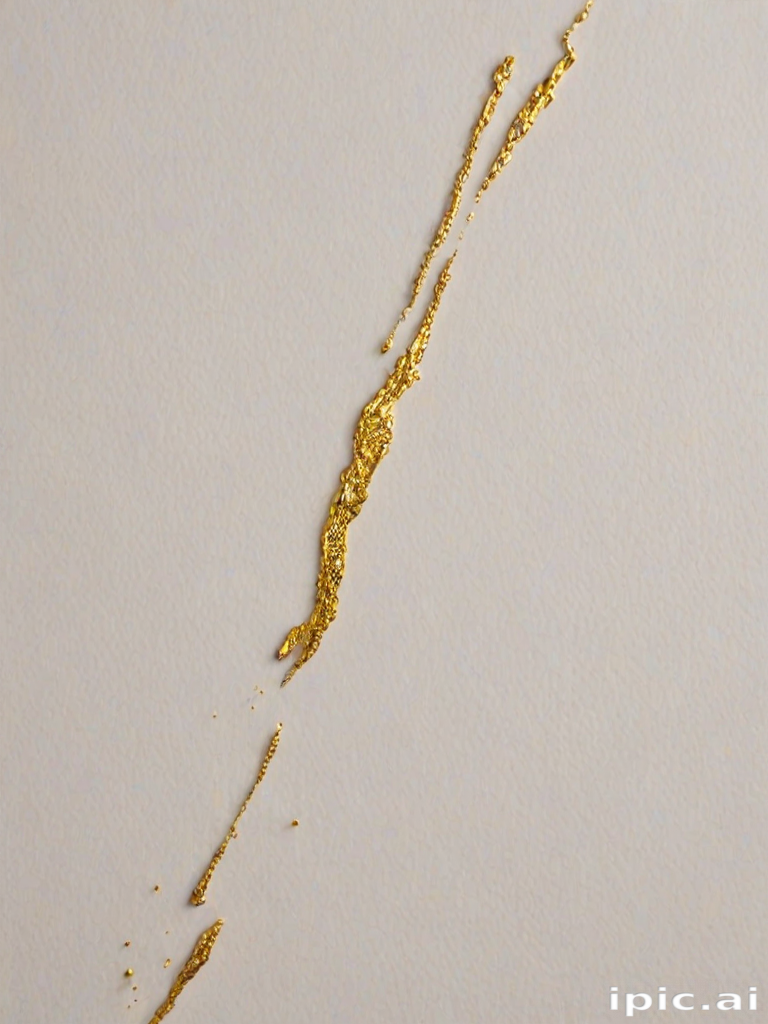 gold line png