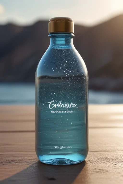 water bottle mockup