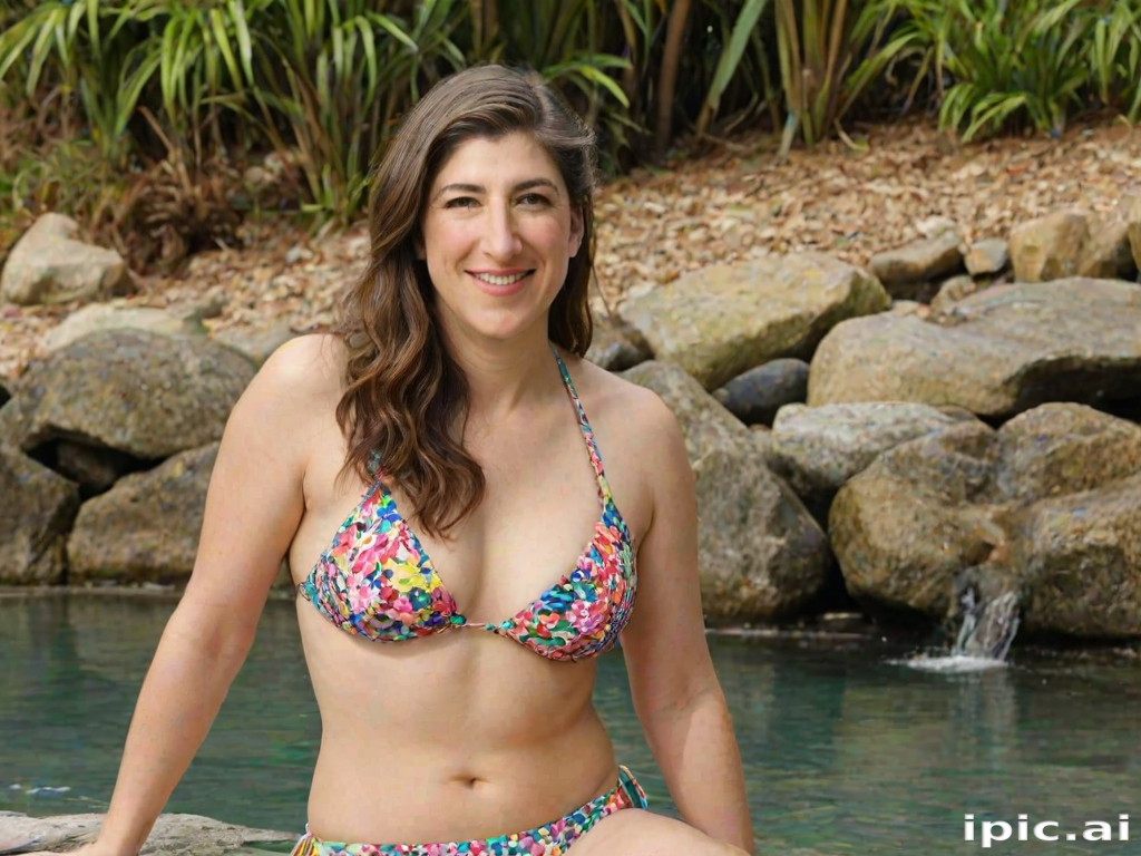 Mayim Bialik in bikini