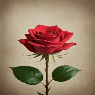 image of a red rose