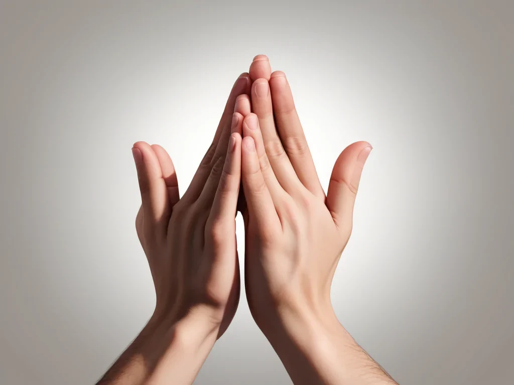 pray hands png