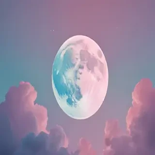 pastel aesthetic moon wallpaper