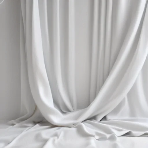 white fabric background