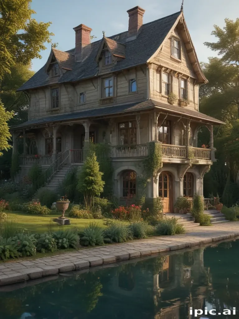background of a house