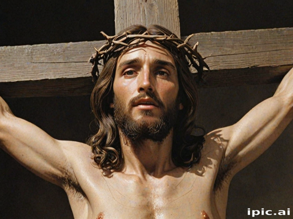 a picture of jesus on the cross
