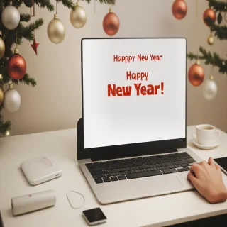 happy new year desktop background