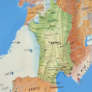 map of france