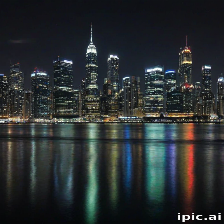 city lights background