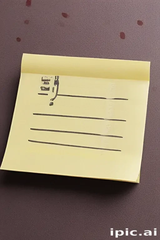 aesthetic cute sticky note png