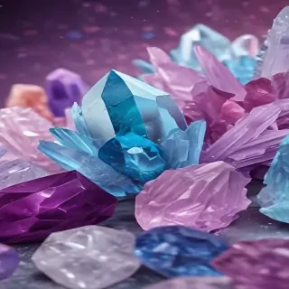 crystals background