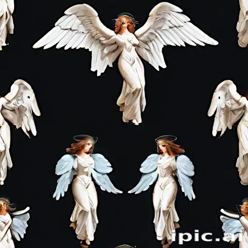 clipart of angels with wings