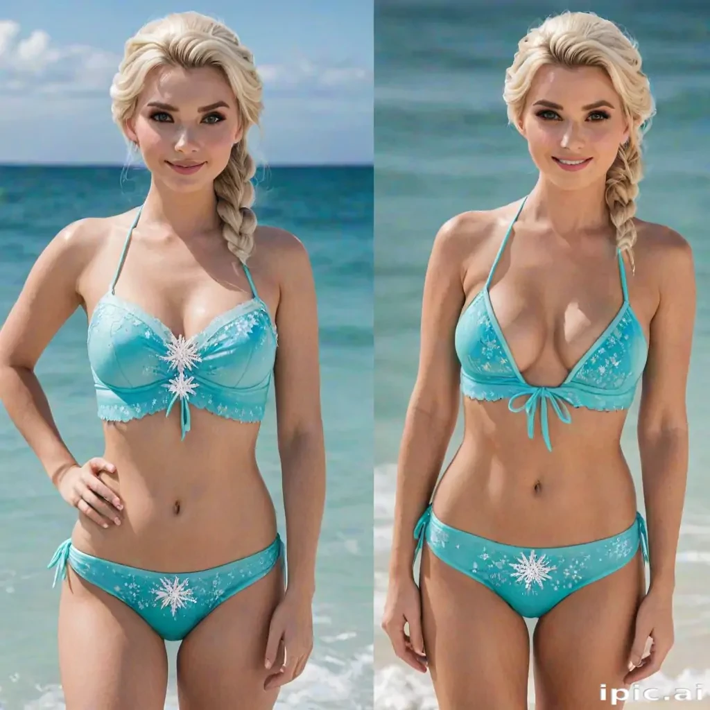 frozen elsa bikini
