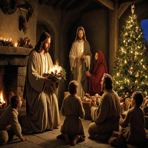 jesus at christmas images