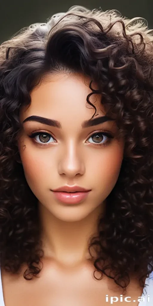 curly hair png