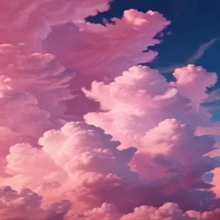 pink cloud background