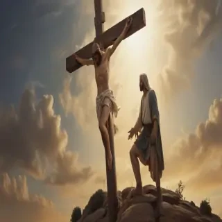 a picture of jesus on the cross
