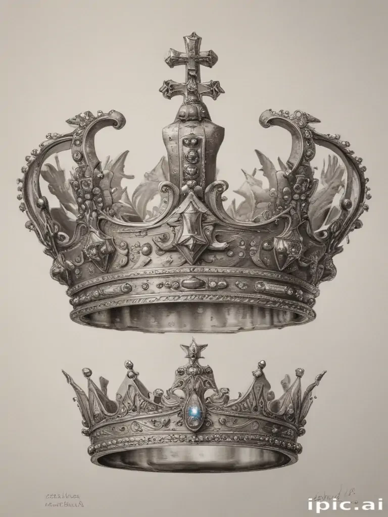 crown drawing