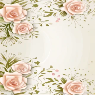 light floral background