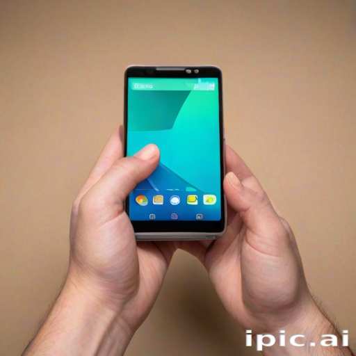 hand holding phone png