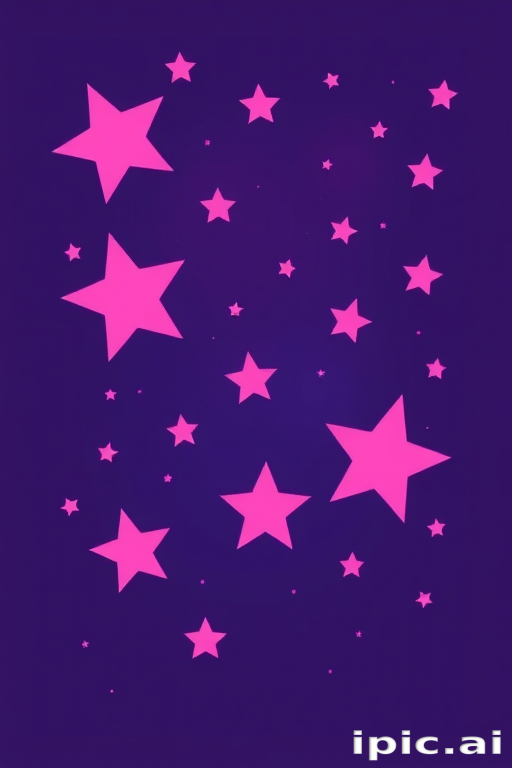 pink stars png