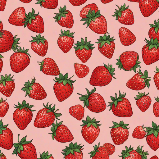 aesthetic strawberry wallpaper