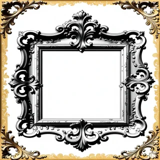 antique frame clipart
