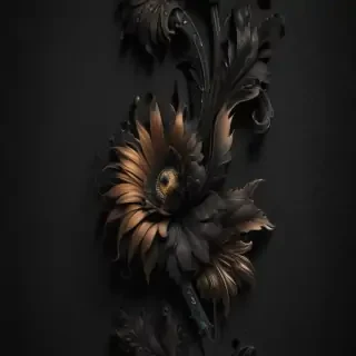 black wallpaper for phone
