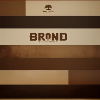 brown aesthetic banner