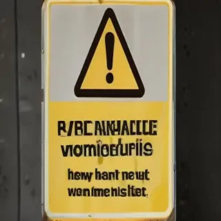 warning sign