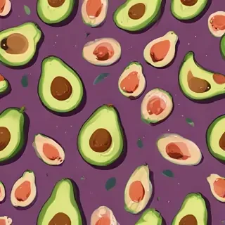 cute avocado wallpaper