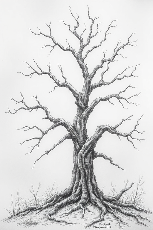 dead tree drawings