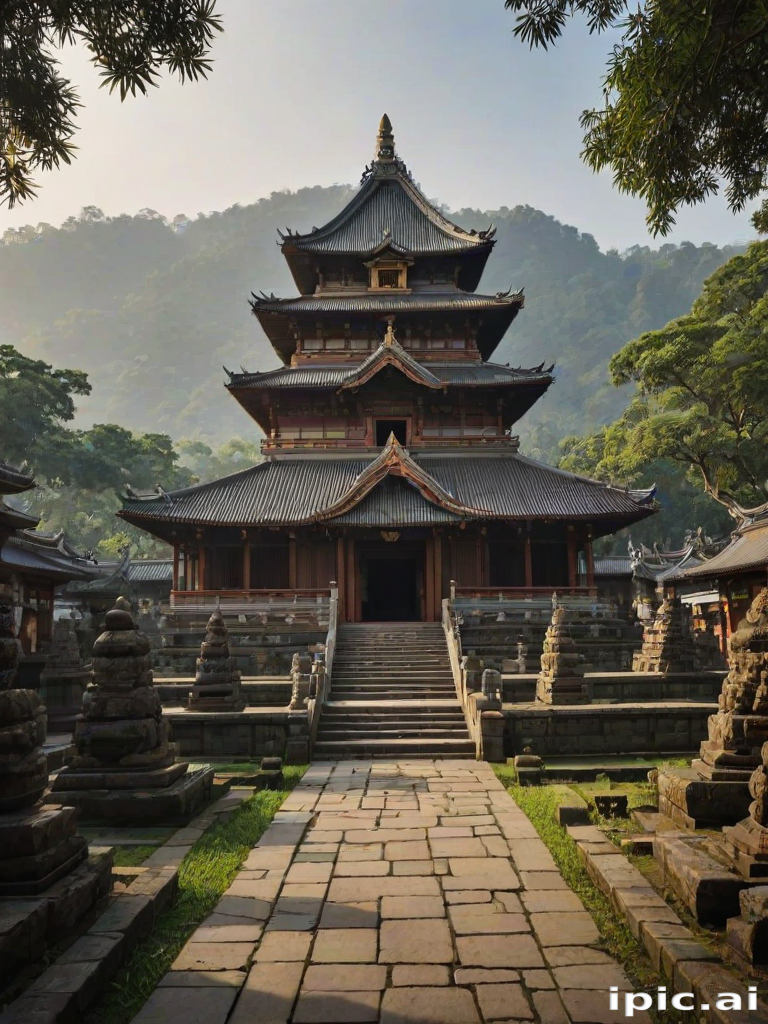 temple background