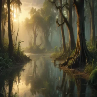 swamp background