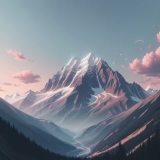 aesthetic mountain wallpaper