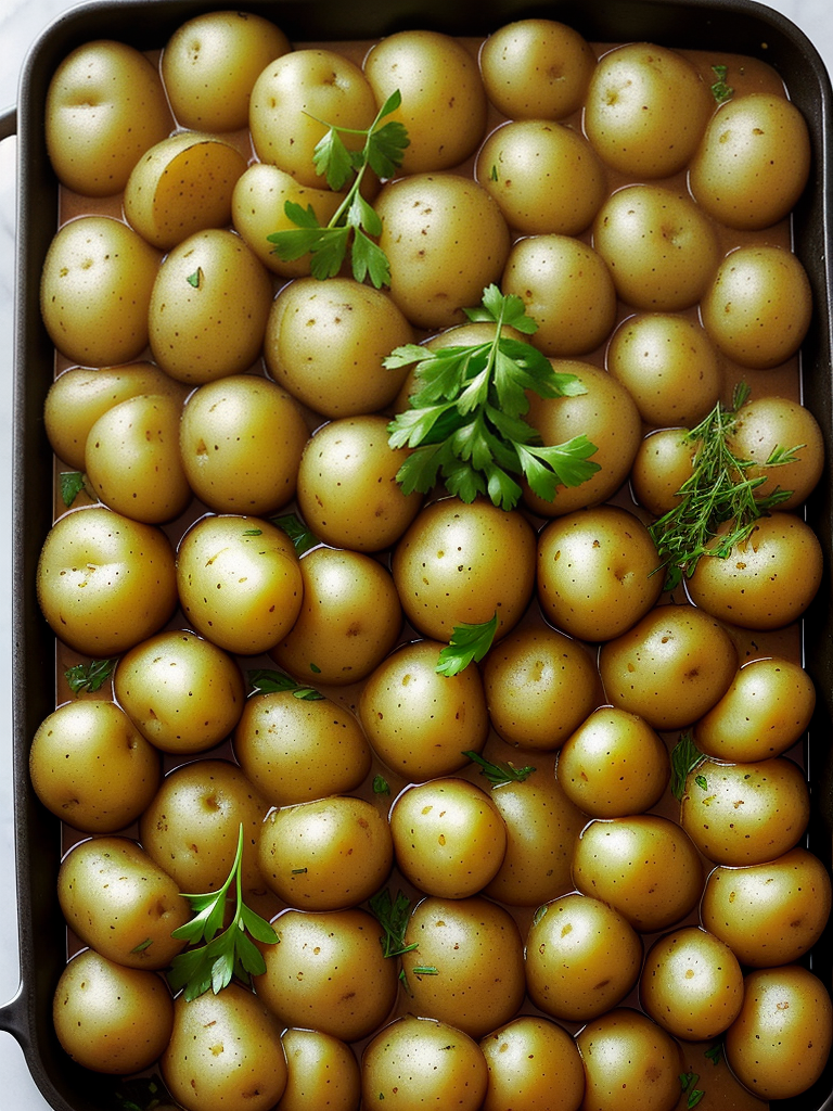 herb in many potato dishes