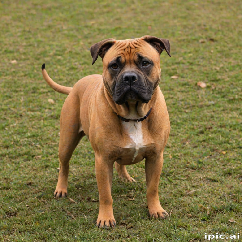 staffy bull bullmastiff