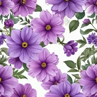 purple flowers png