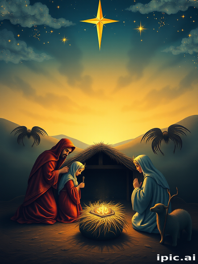free nativity scene background images