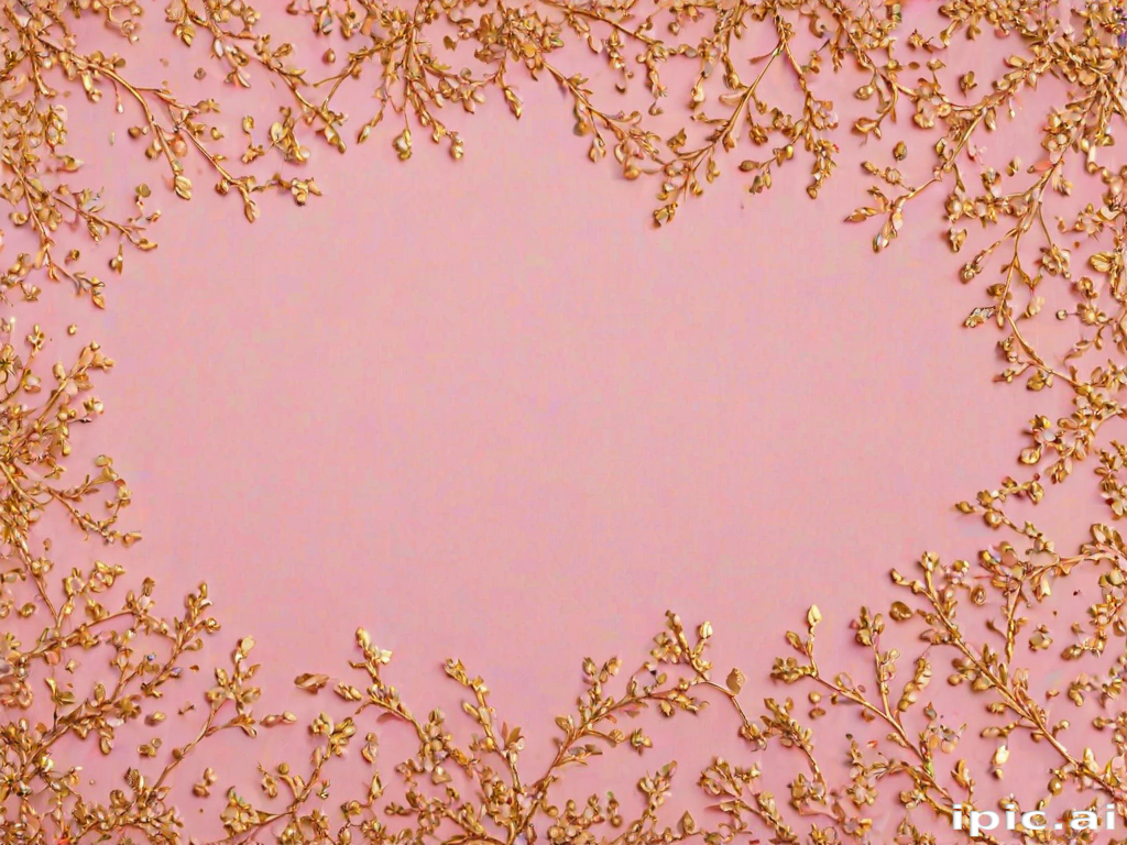 background pink and gold