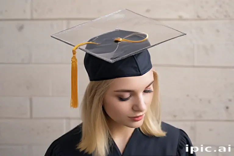 transparent graduation cap