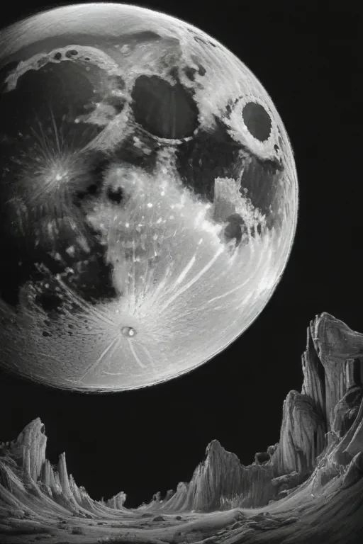 moon sketch