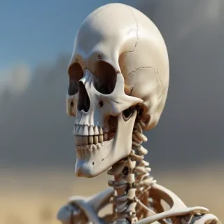 skeleton transparent